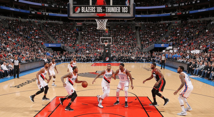 Blazers vs Thunder