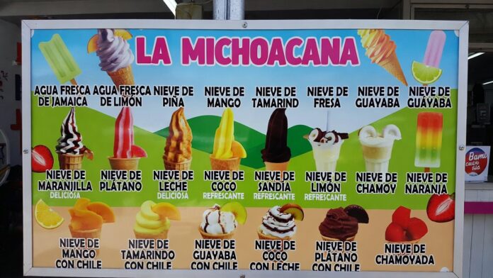 La Michoacana Menu